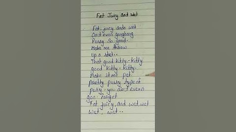 Thumbnail of On Juicy and wet Song Lyrics | Sexyy red & Bruno Mars | Lyrics Creator. #shorts #viral  #brunomars
