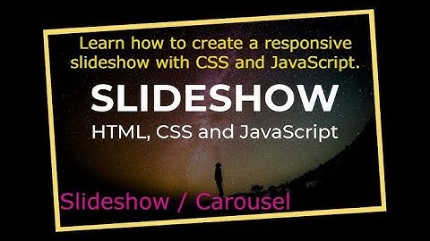 How to Create Responsive Image Slider in HTML CSS & JS | Responsive Slideshow | Automatic Slideshow