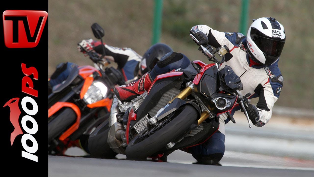 BMW S1000R vs KTM 1290 Super Duke R-Rennstrecken Vergleich Brünn - mit K.OT