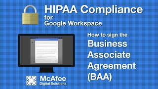 How to Sign a Business Associate Agreement (BAA) with Google Workspace for HIPAA compliance