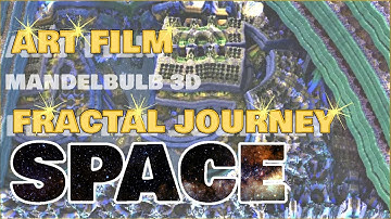 Art Video | Fractal Art |Mandelbulb 3D | Space Art Experiment | Fractal Zoom