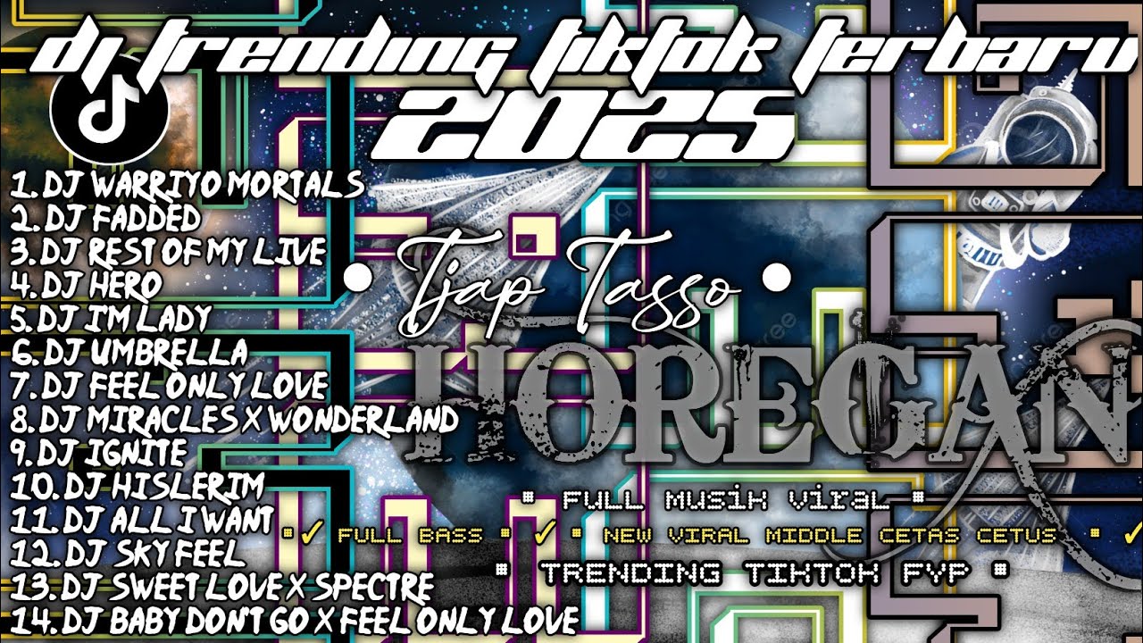 DJ TRENDING TIKTOK TERBARU 2025 • DJ  WARRIYO MORTALS • DJ FEDDED • DJ REST OF MY LIVE •