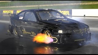 DRAG RACING GREAT SAVE QUEEN ST 20B POWERED BMW GETS OUT OF SHAPE AT JAMBOREE SYDNEY 2017