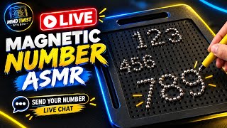 Details 🔴 LIVE Magnetic Number Board ASMR | Send Your Number & Watch It Appear! | Relaxing Sounds News