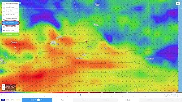 PredictWind Offshore App - Spot Forecast
