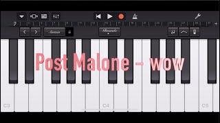 Post Malone - Wow on iPhone (GarageBand) screenshot 4
