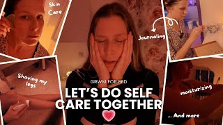 Self Care Night Routine  | Motivational GRWM for Bed | Body Doubling for ADHD, Autism, Depression