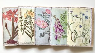 Vintage botanical journals