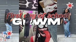 FIRST DAY OF SCHOOL GRWM *freshman year*