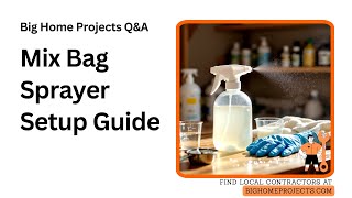 Pesti Smart Mix Bag Sprayer Setup Guide