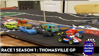 2023 Hot Wheels Matchbox WRS RACE 1 SEASON 1 Thomasville GP Racing Stopmotion