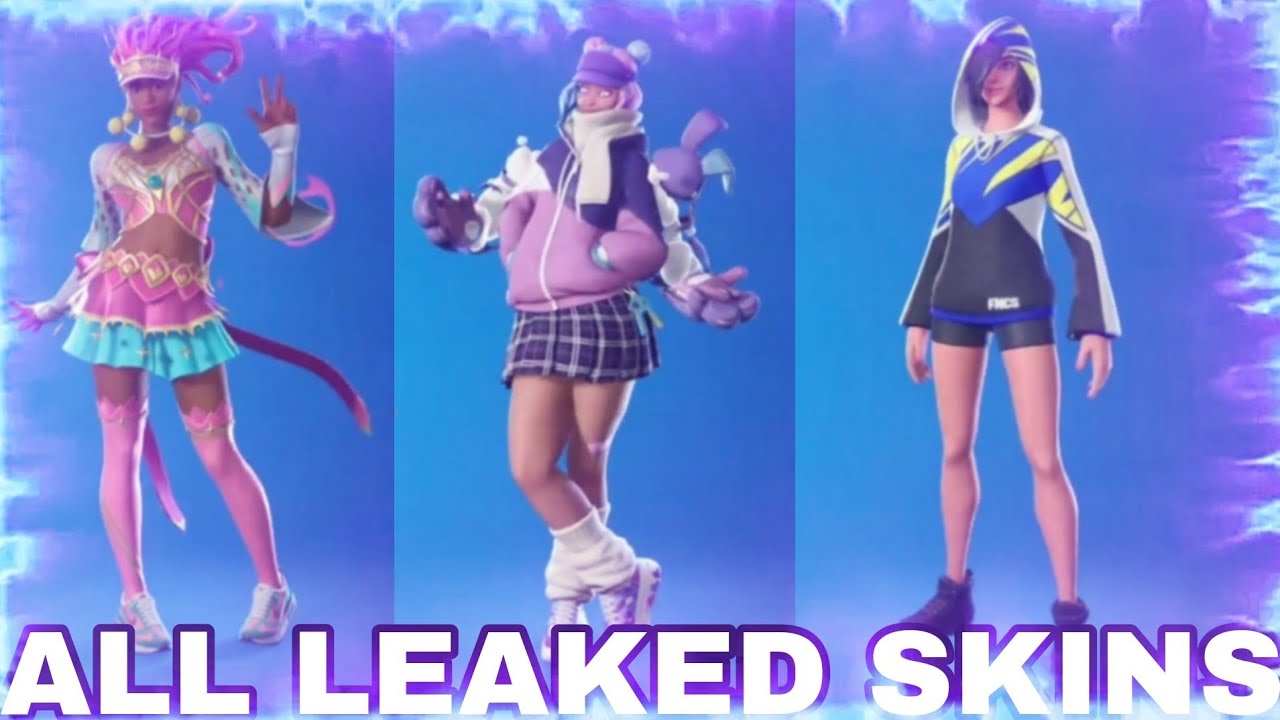 New Fortnite 19.40 Leaked Skins Snd Emotes! (Zoe Clash,Halley, Leelah, Naomi Osaka)