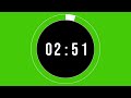 3 minutes timer green screen no copyright