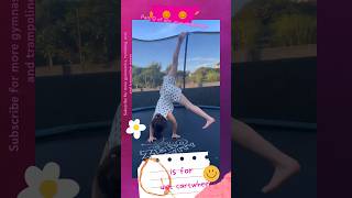 A quiet cartwheel? #shorts #acro
