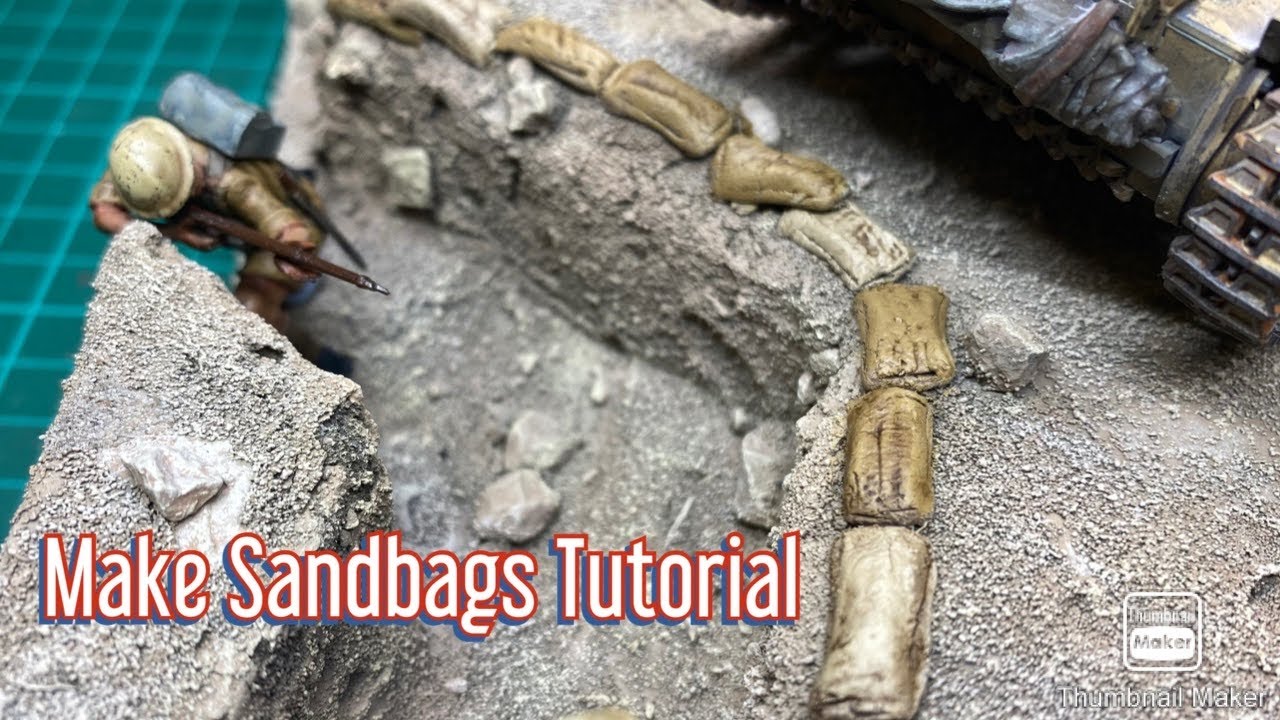 Make Sand Bags tutorial for models YouTube
