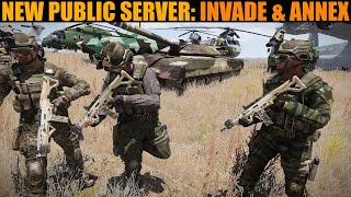 First Try Of TFA's New 'Invade & Annex' Public Server | Arma 3
