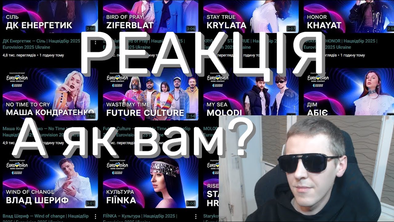 Нацвідбір 2025 | Eurovision 2025 Ukraine | РЕАКЦІЯ
