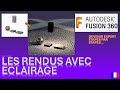 Ref:Ti8RaY6lQwA Comment faire des rendus avec eclairage dans fusion 360 tuto francais.