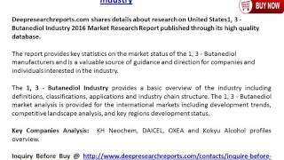 1, 3 - Butanediol Industry United States Research and Analysis Report 2016