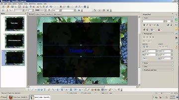File Menu in openoffice impress Tamil
