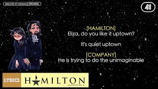 #41 Hamilton - It&#39;s Quiet Uptown (VIDEO LYRICS)