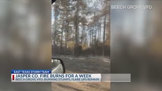 Beautiful 3,500-acre Jasper County wildfire simmers down Plant