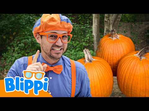 Blippi Visits the Pumpkin Park - Halloween Special 🎃 | Learning Videos for Kids 🔵🟠