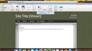 Embed Google Docs into Weebly