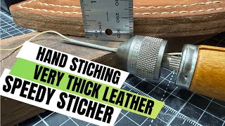 Stitch Thick Leather by Hand