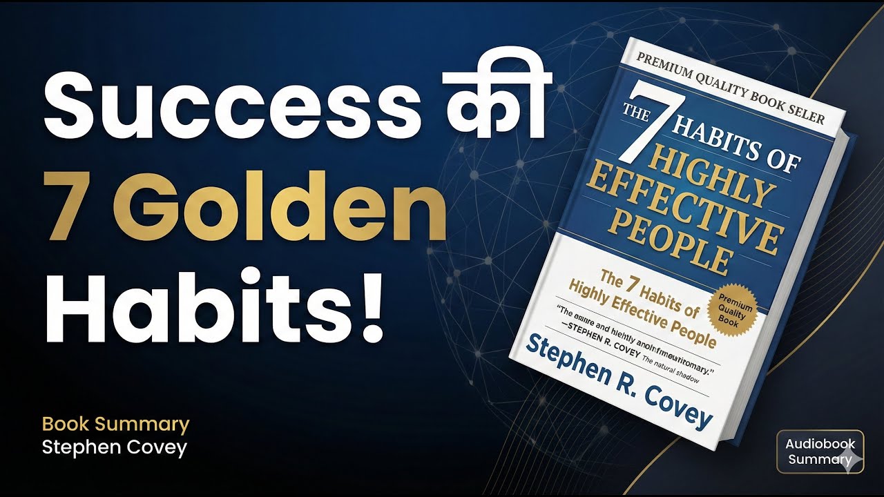 अपनी जिंदगी बदलने के लिए इन 7 आदतों को अपनाएं | 7 Habits of Highly Effective People Summary