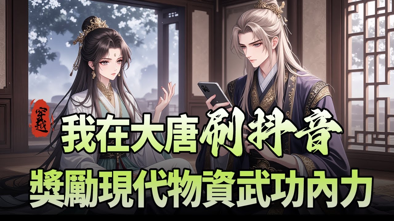 《我在大唐刷抖音！獎勵現代物資、武功內力》穿越成唐朝富二代，手機只剩抖音APP，每刷十個視頻就送獎勵！獎勵田伯光實力、沙漠之鷹！權貴顫抖、美人傾心。