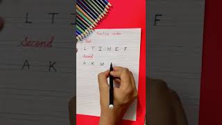 Simple Order to teach Alphabet #activity #drawing #learningactivities #simpleeducationalactivities