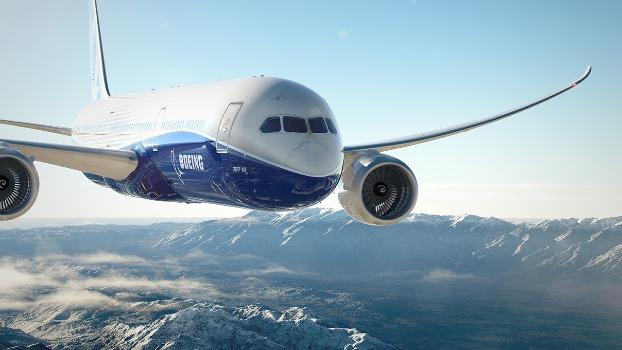 ANA B787-9 ファンボロー国際航空ショー デモフライト 空撮
