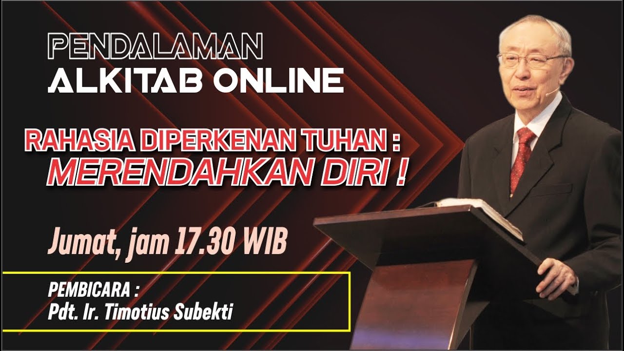 Pdt. Ir. Timotius Subekti  -  PA  -  