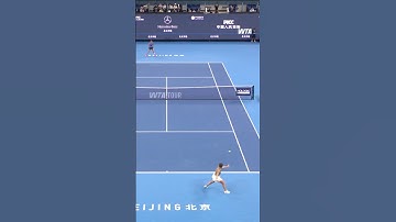 NEXT LEVEL TENNIS 🔥 Amanda Anisimova, that is sublime 👏 #WTA #2025ChinaOpen #tennis