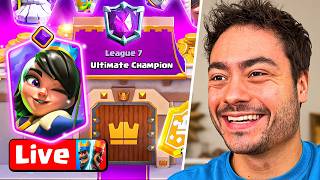 Live Pushen tot Ultimate Champion op Clash Royale!!