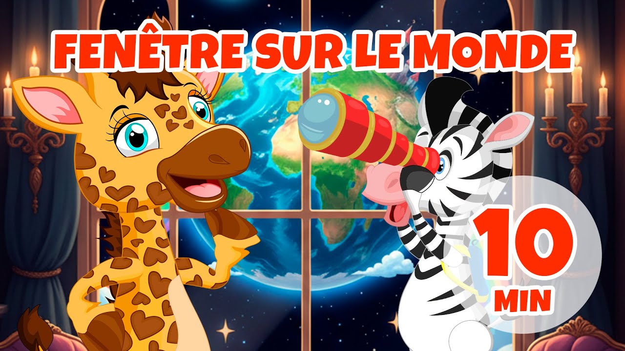 Fenêtre sur le monde - 10 min Giramille | Comptines et chansons pour enfants