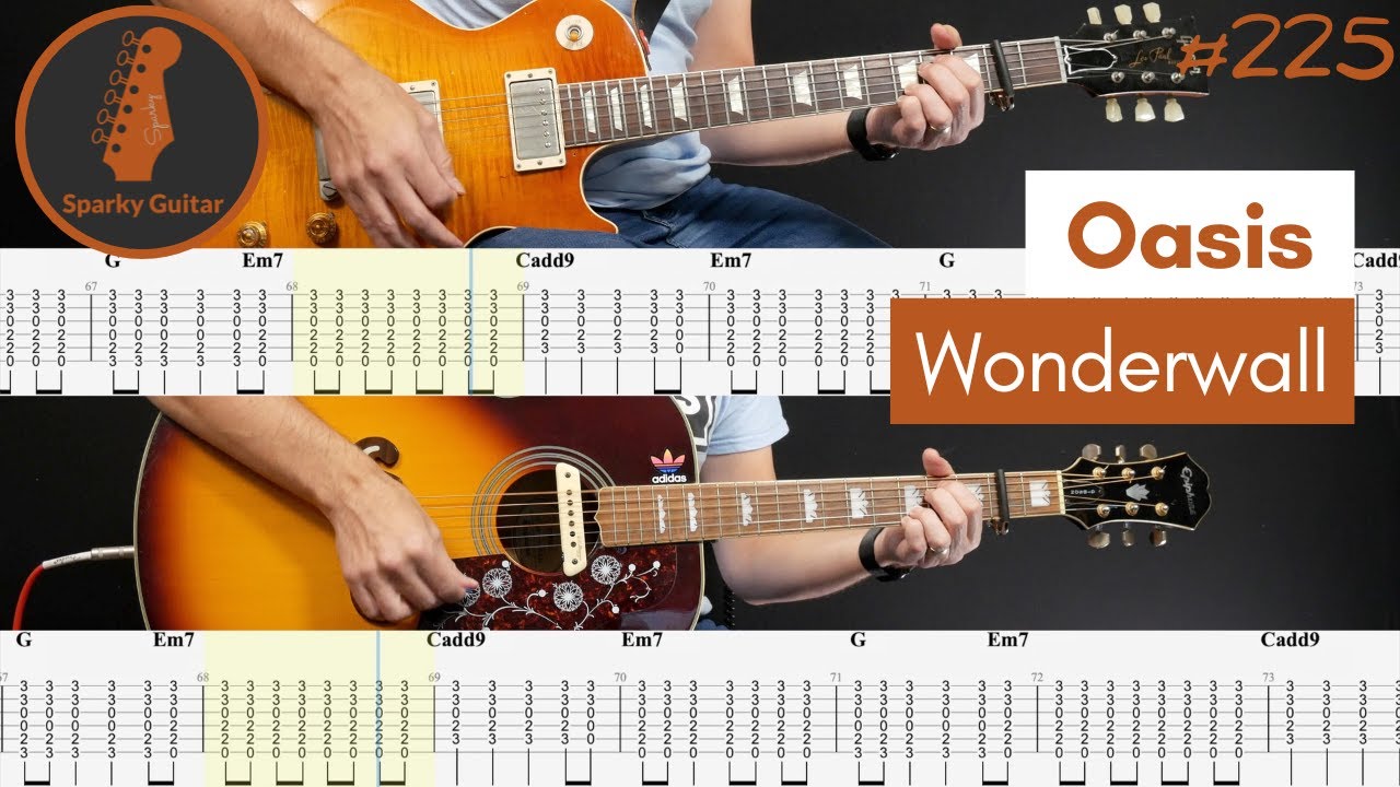Wonderwall - Oasis (Guitar Cover #225 with Tab) …I missed out on tickets again!