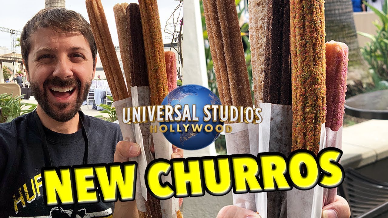 NEW Churros! I Try All of the Universal Studios Hollywood Specialty