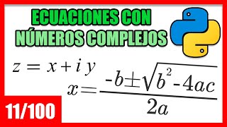 Celebrity Python - Ejercicio 11: Números complejos y ecuaciones - [100 Ejercicios para Aprender Python] Net Worth