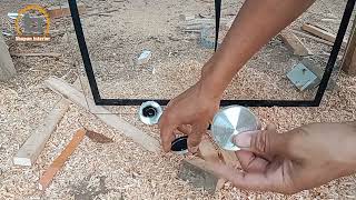HOW TO REMOVE UV GLUE FROM GLASS TABLE LEGS