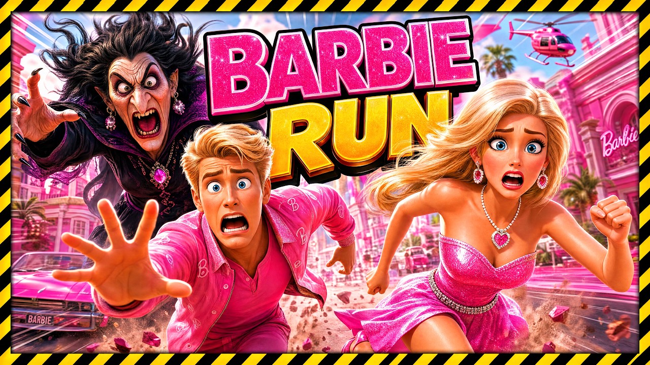Immersive Interactive Warm Up | BARBIE RUN | Full Body #9