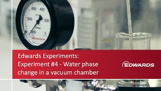 Experiment Water Phase Change In A Vacuum Chamber