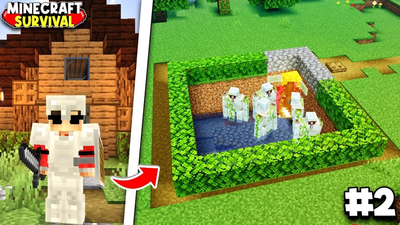 I Made IRON FARM | PE Survival Series 1.21 - YouTube