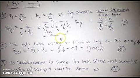 H C VERMA KINEMATICS, REST AND MOTION, OBJECTIVE 1