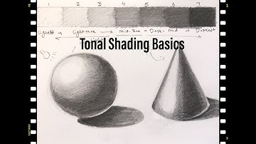 Tonal Shading Basics | Pencil Shading Techniques For Beginners | How To Shade | Shapes To Forms