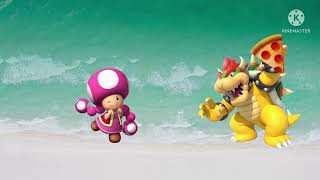 Toadette Caught Bowser Eating Her Pizza