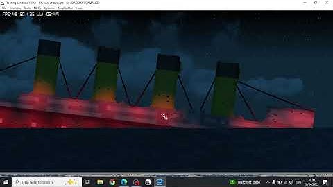 yay floating sandbox with my custom ship