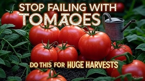 New Tomato Growing Secrets That Will DOUBLE Your Harvest Fast”