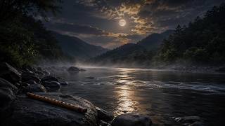 Indian-Inspired Flute for Deep Sleep | Moonlit River Soundscape screenshot 4